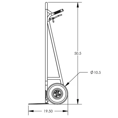 Hand Truck F83665A7, 600 lb. Capacity