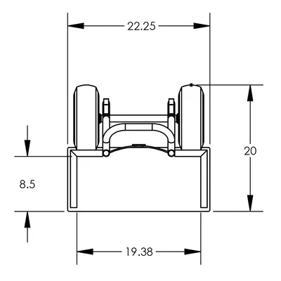Hand Truck F83665A7, 600 lb. Capacity