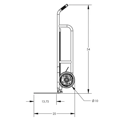 Hand Truck F84753A8, 1,000 lb. Capacity