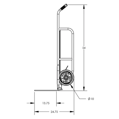 Hand Truck F84776A1, 1,000 lb. Capacity