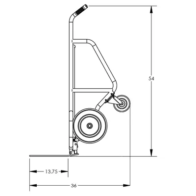 Hand Truck F84803A8, 1,000 lb. Capacity