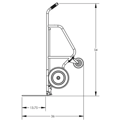 Hand Truck F84812A7, 1,000 lb. Capacity