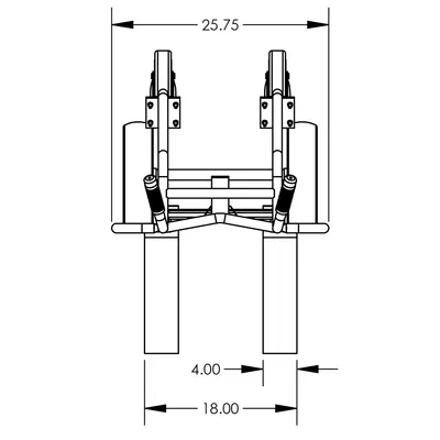 Hand Truck F84812A7, 1,000 lb. Capacity