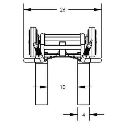 Hand Truck F84892A0, 1,000 lb. Capacity