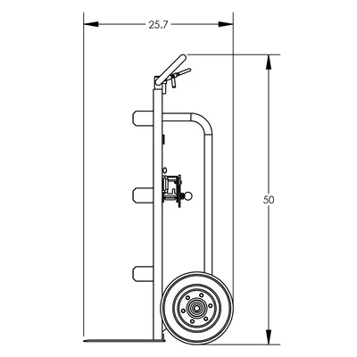 Hand Truck F86065A6, 600 lb. Capacity