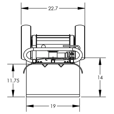 Hand Truck F86065A6, 600 lb. Capacity