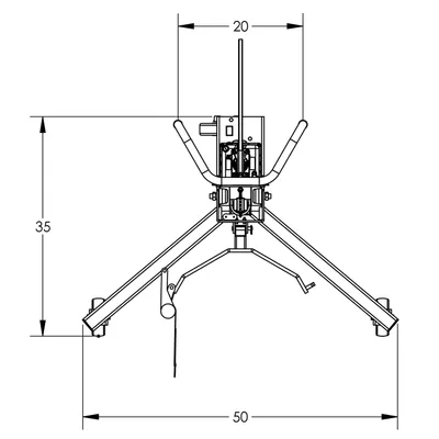Drum Industrial Lift & Transporter F88577B3, 800 lb. Capacity