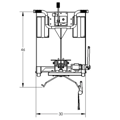 Drum Lift & Rotator F88580B8, 800 lb. Capacity