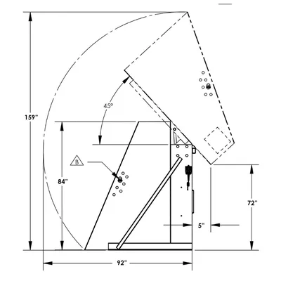 Box Dumper F89027, 2,000 lb. Capacity