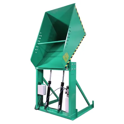 Box Dumper F89033, 2,000 lb. Capacity Front Side View