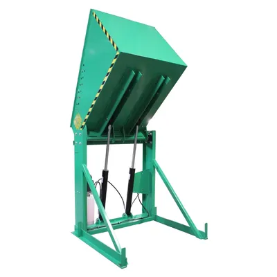 Box Dumper F89033, 2,000 lb. Capacity Rear Side View