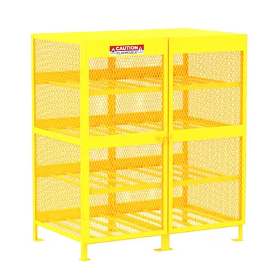 Gas Cylinder Cabinet F89042, 62"x40"x71"