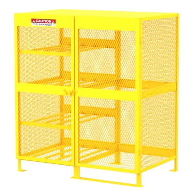 Gas Cylinder Cabinet F89043, 62"x40"x71"