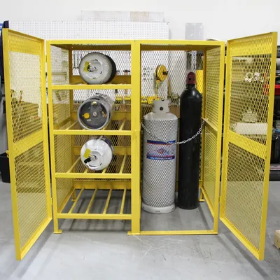 Gas Cylinder Cabinet F89043, 62"x40"x71"