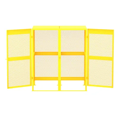 Gas Cylinder Cabinet F89044, 62"x40"x71"