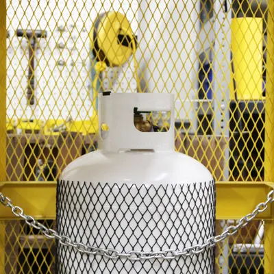 Gas Cylinder Cabinet F89043, 62"x40"x71"