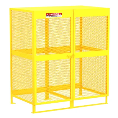 Gas Cylinder Cabinet F89044, 62"x40"x71"