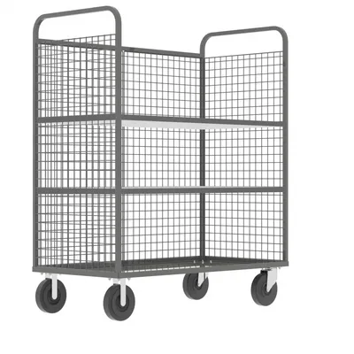 Cage Cart F89054VCGY, 1,600 lb. Capacity