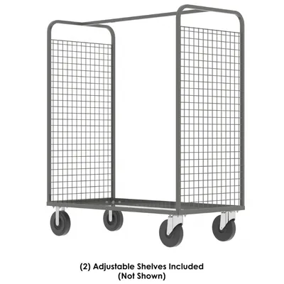 Cage Cart F89057VCGY, 1,600 lb. Capacity