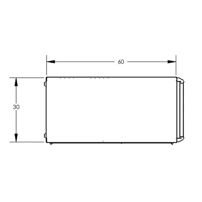 Security Cart F89058VCRD, 2,000 lb. Capacity