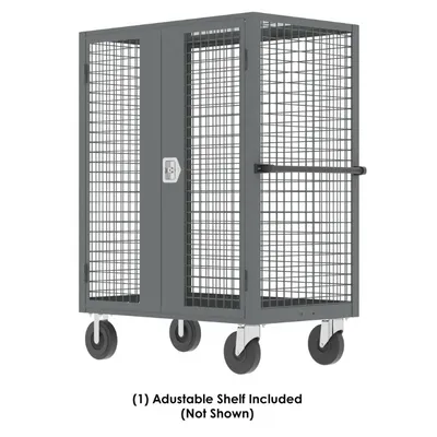 Security Cart F89059VCGY, 2,000 lb. Capacity