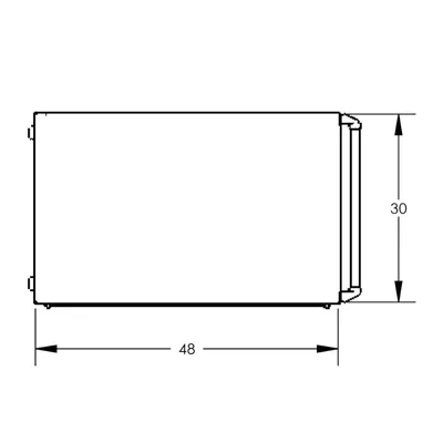 Valley Craft Gray Security Cart (2) Adjustable Shelf 48x30x66 2,000 lbs. BP #2