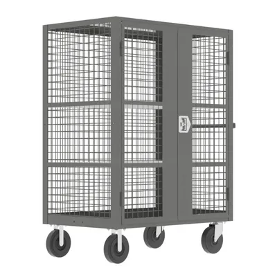 Security Cart F89060VCGY, 2,000 lb. Capacity
