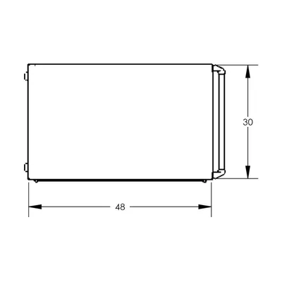 Valley Craft Gray Security Cart (1) Adjustable Shelf 48x30x66 2,000 lbs. BP #2