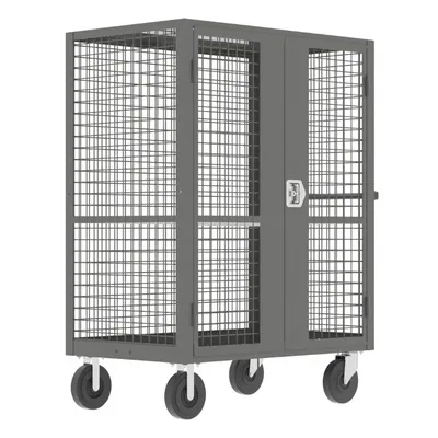 Security Cart F89061VCGY, 2,000 lb. Capacity