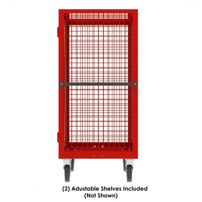 Security Cart F89062VCRD, 2,000 lb. Capacity
