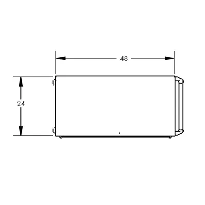 Security Cart F89062VCRD, 2,000 lb. Capacity