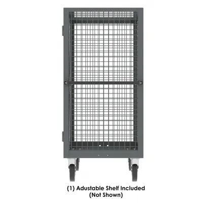 Security Cart F89063VCGY, 2,000 lb. Capacity