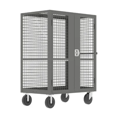 Security Cart F89063VCGY, 2,000 lb. Capacity