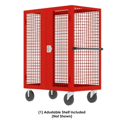 Security Cart F89063VCRD, 2,000 lb. Capacity