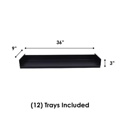Valley Craft Heavy Duty A-Frame Cart (12) Trays 38x30x63 2,500 lbs. BP