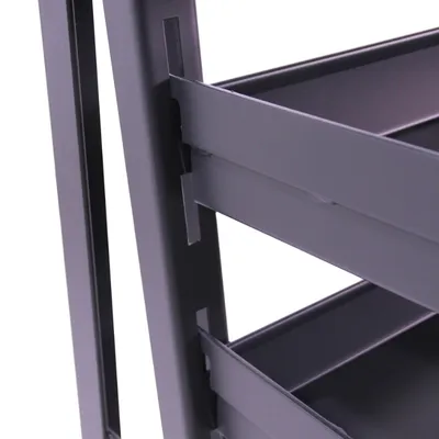 Valley Craft Heavy Duty A-Frame Cart (6) Trays With Lip 38x25x63 2,500 lbs. Side Rack