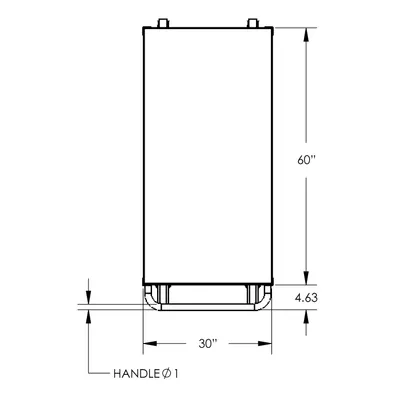 Utility Cart F89174RDPY, 2,000 lb. Capacity