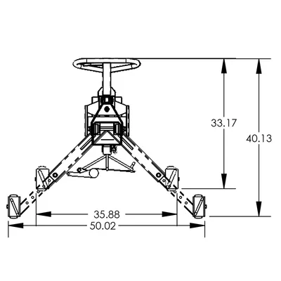 Drum Deluxe Lift & Transporter F89263, 800 lb. Capacity
