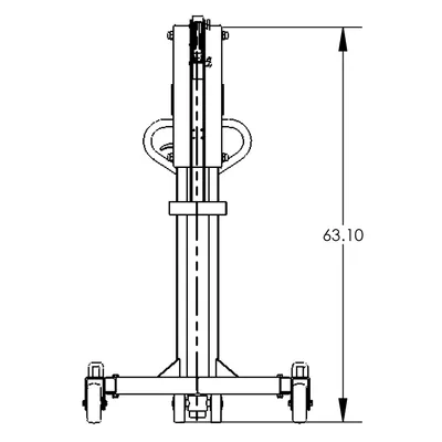 Drum Deluxe Lift & Transporter F89265, 800 lb. Capacity