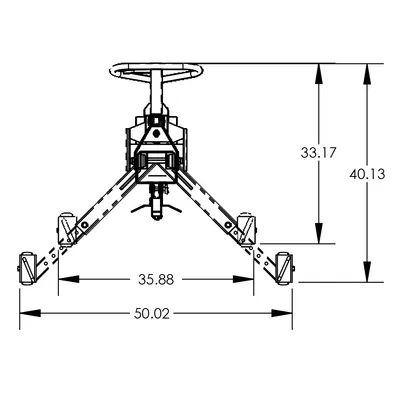 Drum Deluxe Lift & Transporter F89265, 800 lb. Capacity