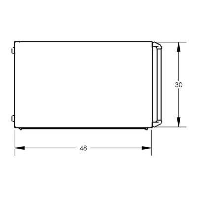Valley Craft Blue Security Cart 48x30x66 2,000 lbs. BP 2