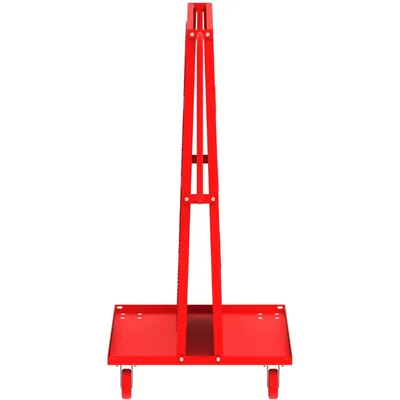 Valley Craft Red A-Frame Bin & Tool Cart 48”x30”x62” 1,000 lbs. Side 3