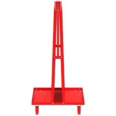 Valley Craft Red A-Frame Bin Cart 48”x30”x62” 1,000 lbs. Side 3