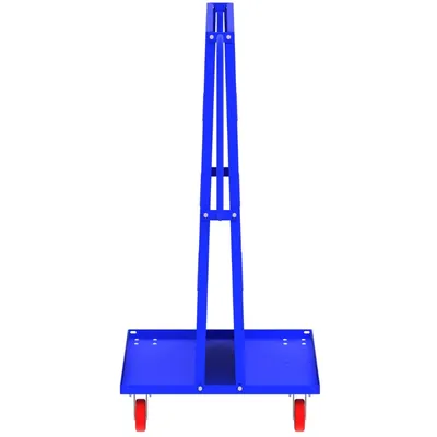 Valley Craft Blue A-Frame Tool Cart 36”x30”x62” 1,000 lbs. Side 3