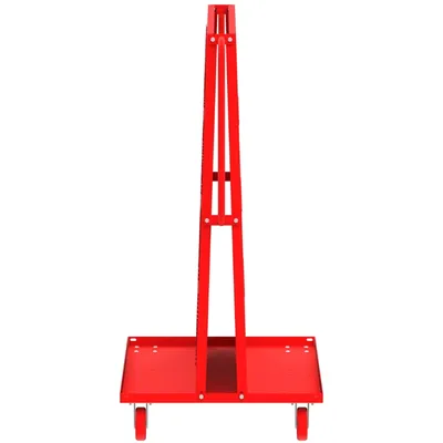 Valley Craft Red A-Frame Bin & Tool Cart 36”x30”x62” 1,000 lbs. Side 3