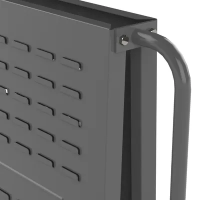 Valley Craft Gray A-Frame Bin Cart 36”x30”x62” 1,000 lbs. Top Corner