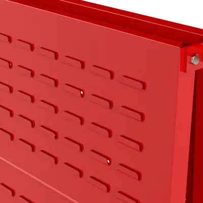 Valley Craft Red A-Frame Bin Cart 36”x30”x62” 1,000 lbs. Top Corner