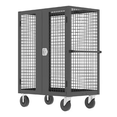 Security Cart F89556VCGY, 2,000 lb. Capacity
