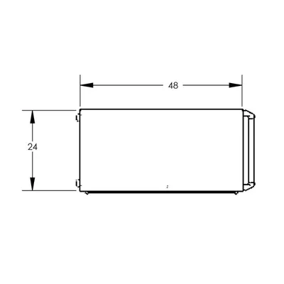 Valley Craft Gray Security Cart 48x24x66 2,000 lbs. BP 2