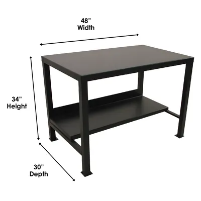 Steel Work Table F89575, 3,000 lb. Capacity